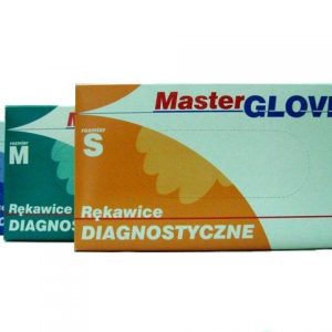 Rękawice lateksowe pudrowane