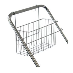 Koszyk chromowany na rączkę wózka