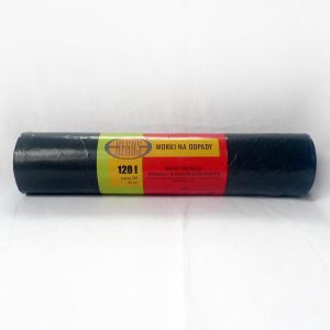 Worki na odpady 120 LDP czarne (40 mikronów)