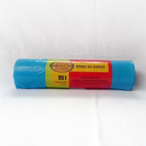 Worki na odpady 35 LDP niebieskie (40 mikronów)